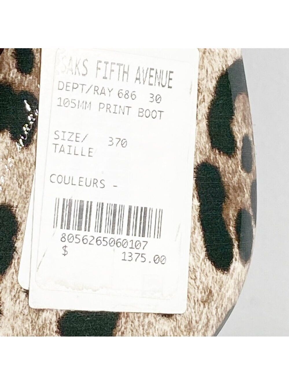 New Dolce & Gabbana X Kim Leopard Printed Ankle Boots size 37 - Picture 11 of 12